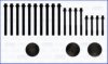 ALFA AEU2083LX4 Bolt Kit, cylinder head
